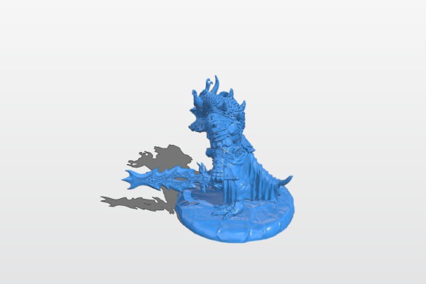 Devil with bird head | 3d print model