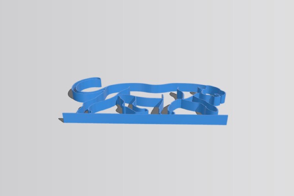 One Line Panther | 3d print model