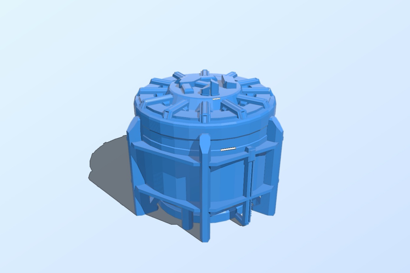 Sci-fi Chemical Plant - Storage Tank