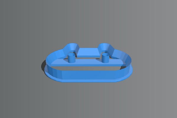 cookie cat cookie cutter | 3d print model