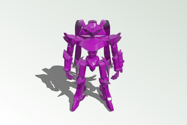 Zangetsu - Kyoshid Tohdoh's Knightmare Frame | 3d print model