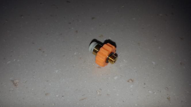 cr-10 filament feed hex nut finger tool | 3d print model