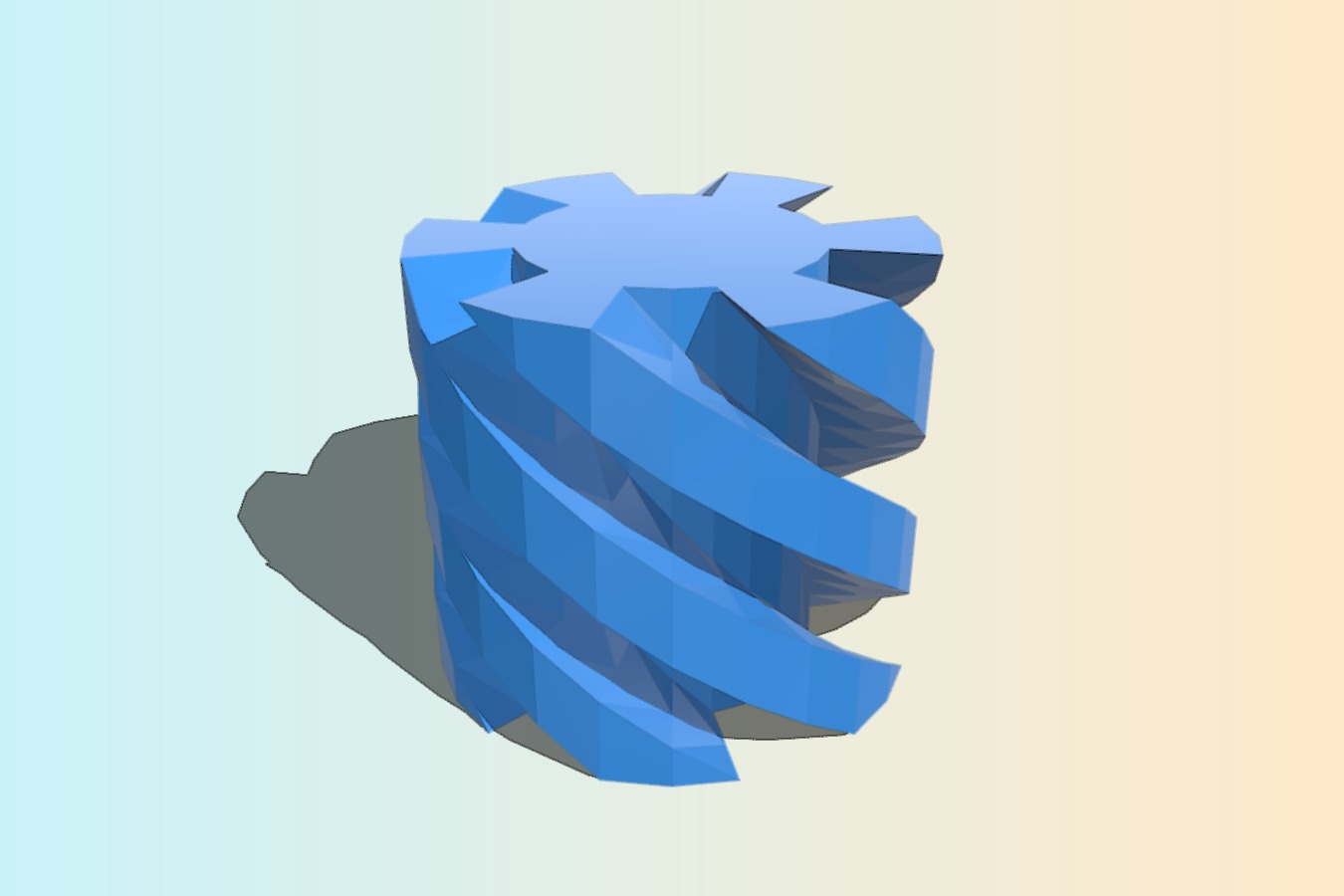 Spiral Helix Vase