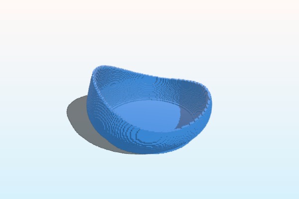 (3D Slash) shotglass_like_bowl | 3d print model