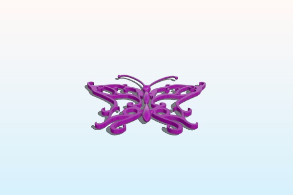 Butterfly pattern | 3d print model