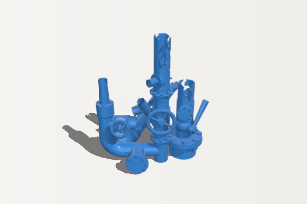 Aquarium Pipework Ornament Example Build | 3d print model