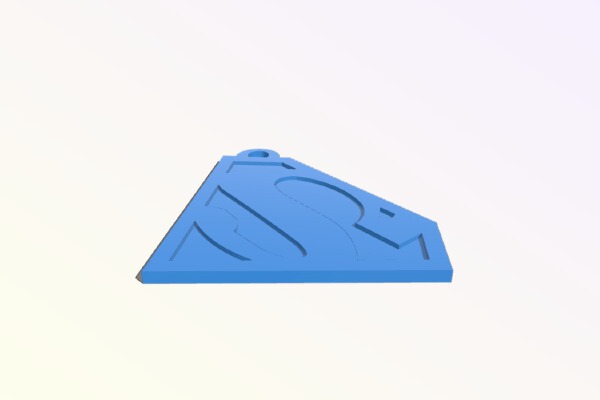 Superman Keychain | 3d print model
