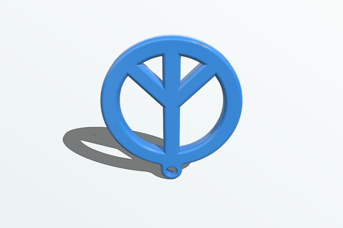 Peace Sign Medallion