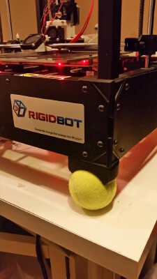 Tennis ball dampener. For the Rigidbot | 3d print model
