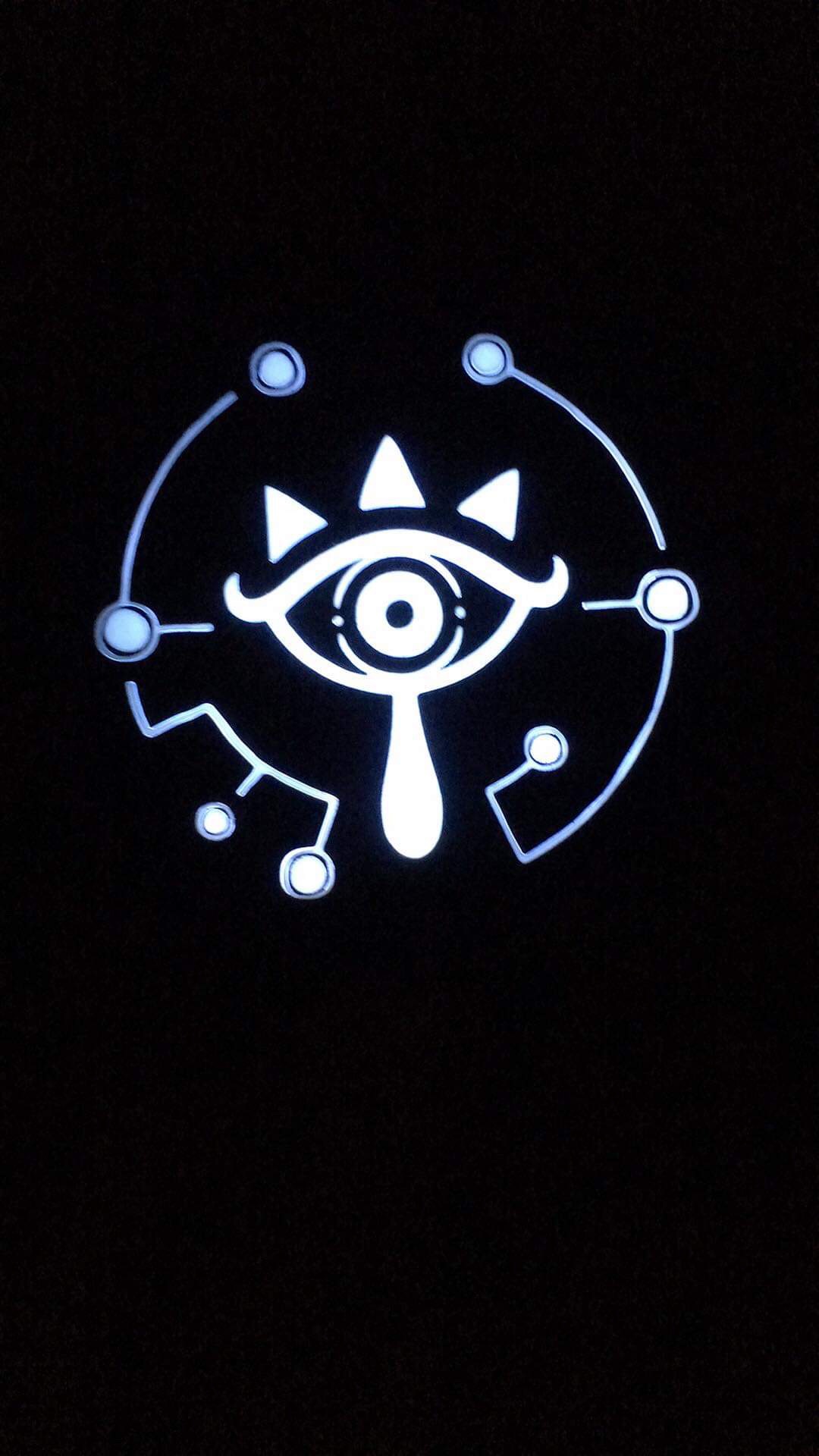 Sheikah Zelda Breath Of The Wild backlit logo