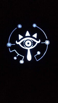 Sheikah Zelda Breath Of The Wild backlit logo | 3d print model