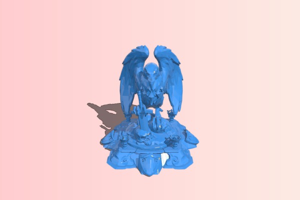 Hots buildings core raven | 3d print model