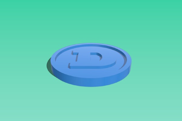 Physical DOGECOIN Remix | 3d print model