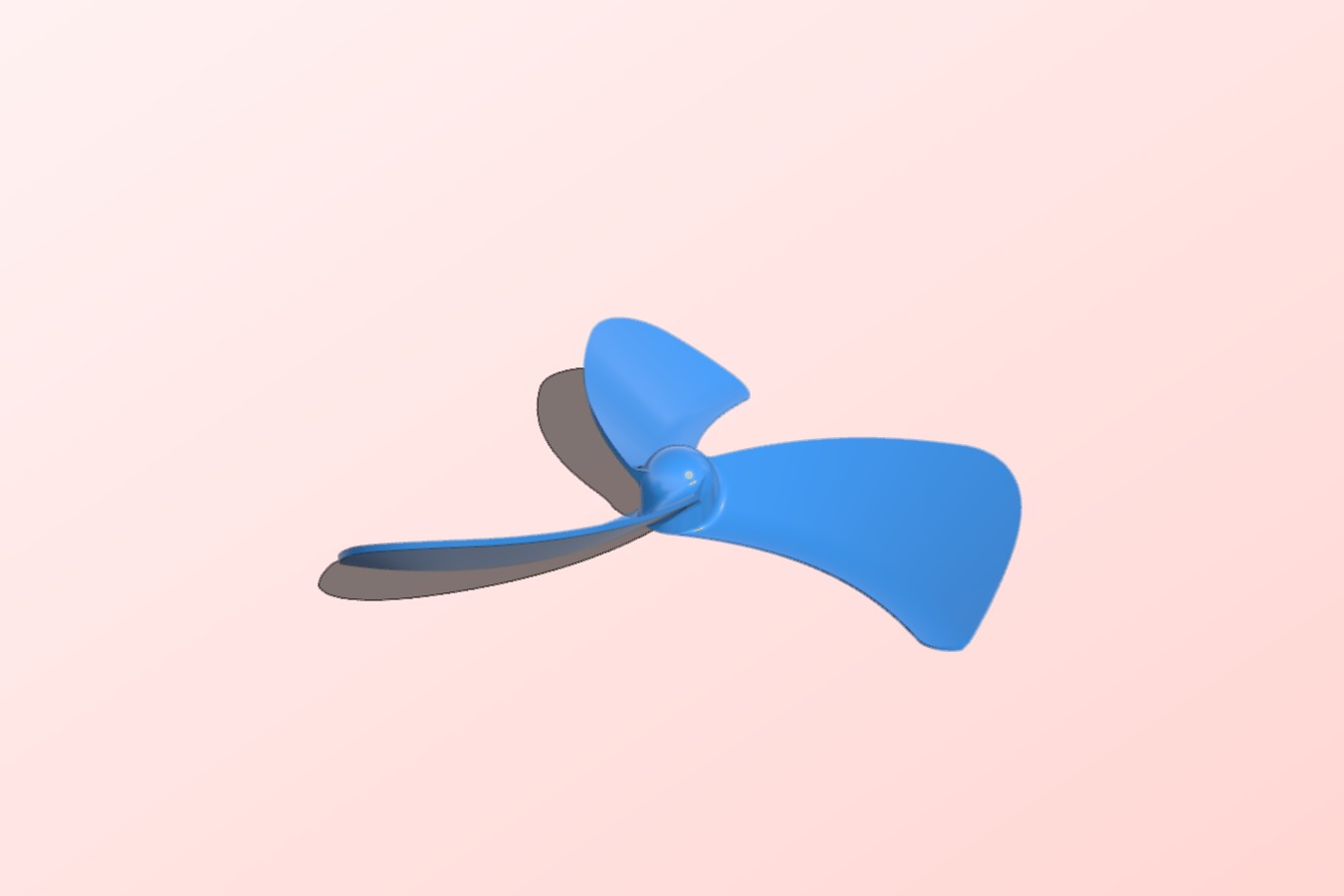 Small fan blade