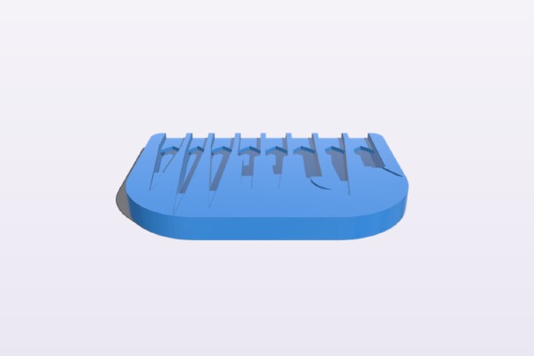 Vetus Tweezers Set Holder | 3d print model