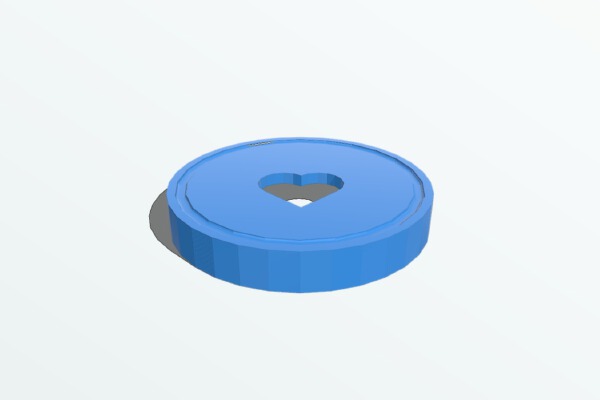 Fujifilm 35mm Heart Bokeh | 3d print model