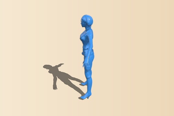 Gangster girl | 3d print model