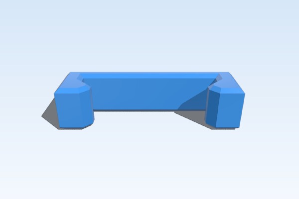 Cable Chain for Da Vinci 1.0 | 3d print model