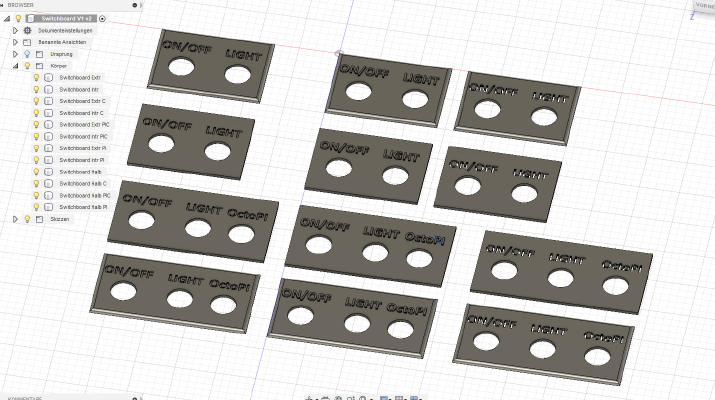 Ikea Lack Switchboard | 3d print model