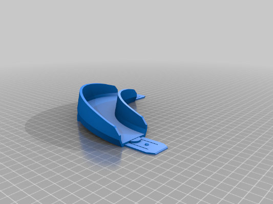 Hot Wheel Track 90 deg Turn, 10 deg Bank w_ Improved Joiner - Remix | 3d print model