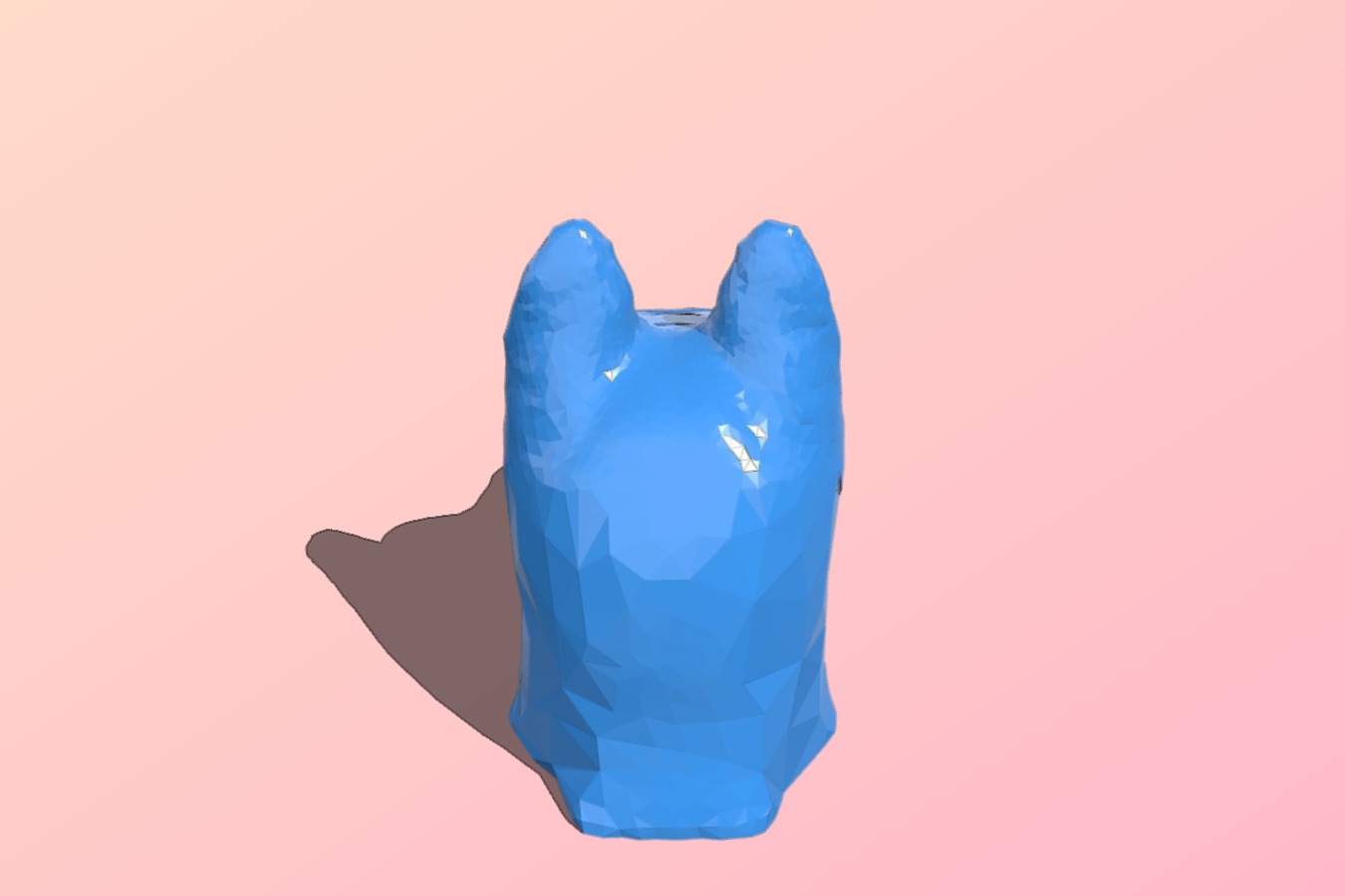 German shepherd bust