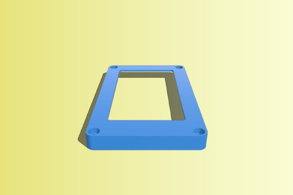 Motorola RAZR HD MAXX GoPro Adaptable Mount | 3d print model
