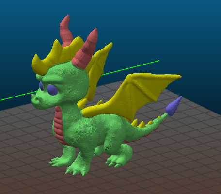 Spyro Action Figure Dual + Multi | 3d print model