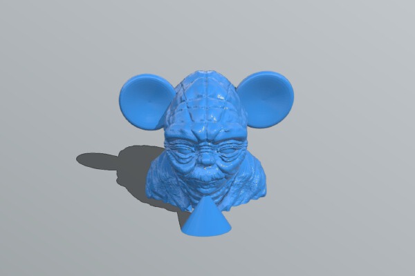 Yoda Mouse | 3d print model