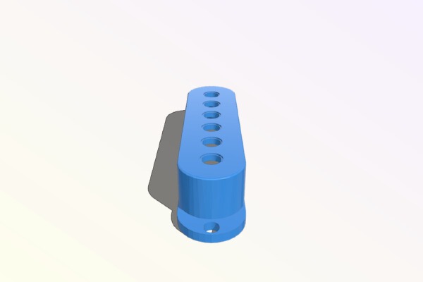 Stratocaster Pickup Cover | 3d print model