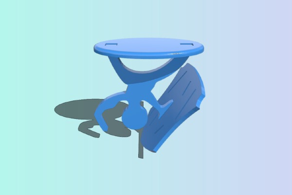 Spartan Knife Stand | 3d print model