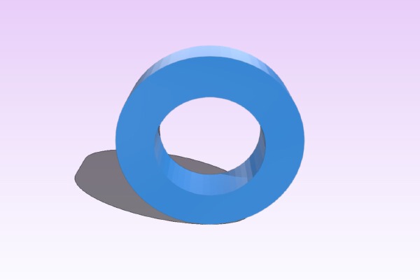 624 Bearing Cover to 608 Bearing OD | 3d print model