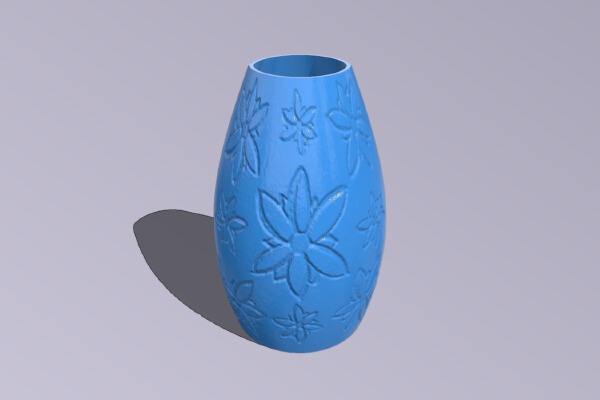 Sketch Flower Vase | 3d print model