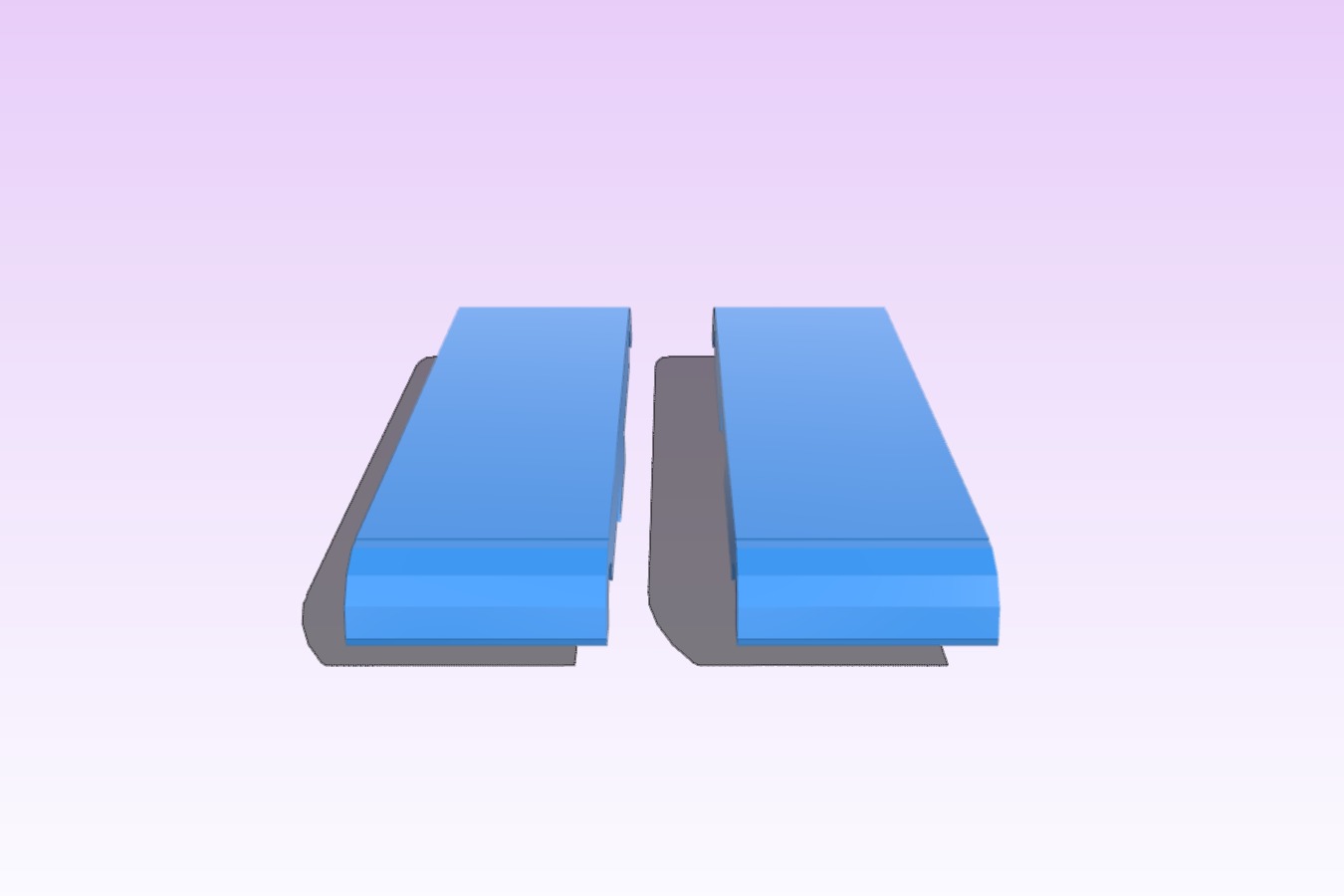 Clips for fixing twisted bag strap! (OpenSCAD)