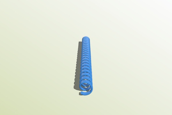 square section spring | 3d print model
