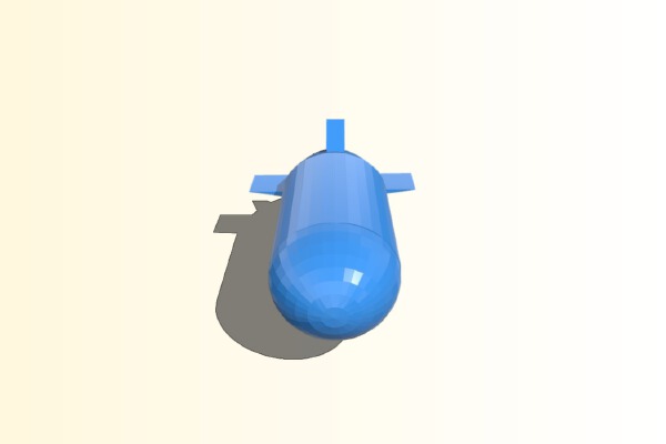Simple Blimp | 3d print model