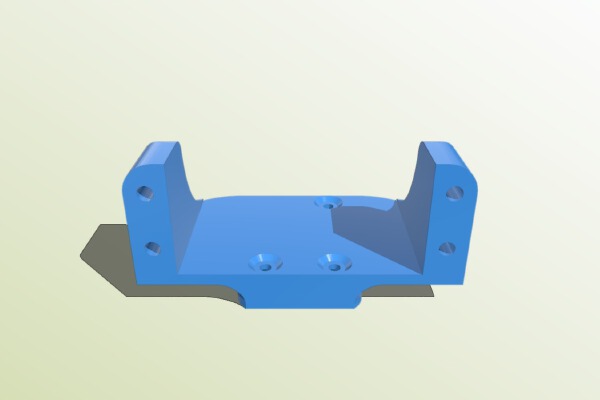 MG995 servo mount | 3d print model