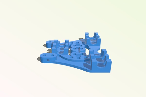 E3D v5 compatible Lm8uu X Carriage for Prusa Mendel | 3d print model