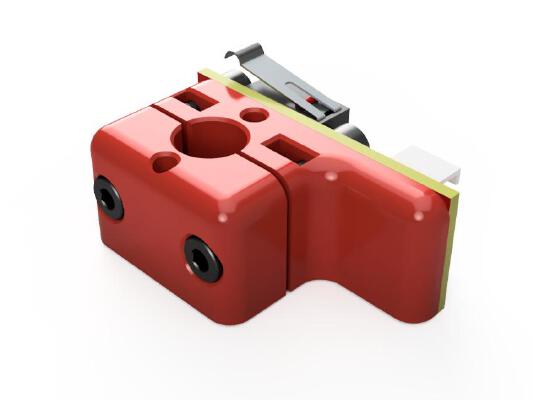 Endstop Microswitch Support & clamp for 8 mm rod | 3d print model