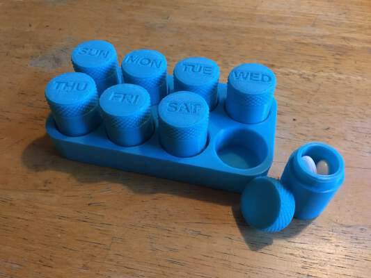 Pill Bottle | 3d print model