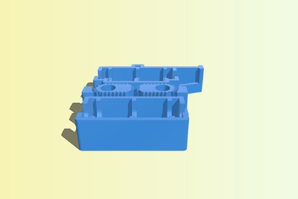 prusa I3 extruder carriage for MK 8 extruder | 3d print model