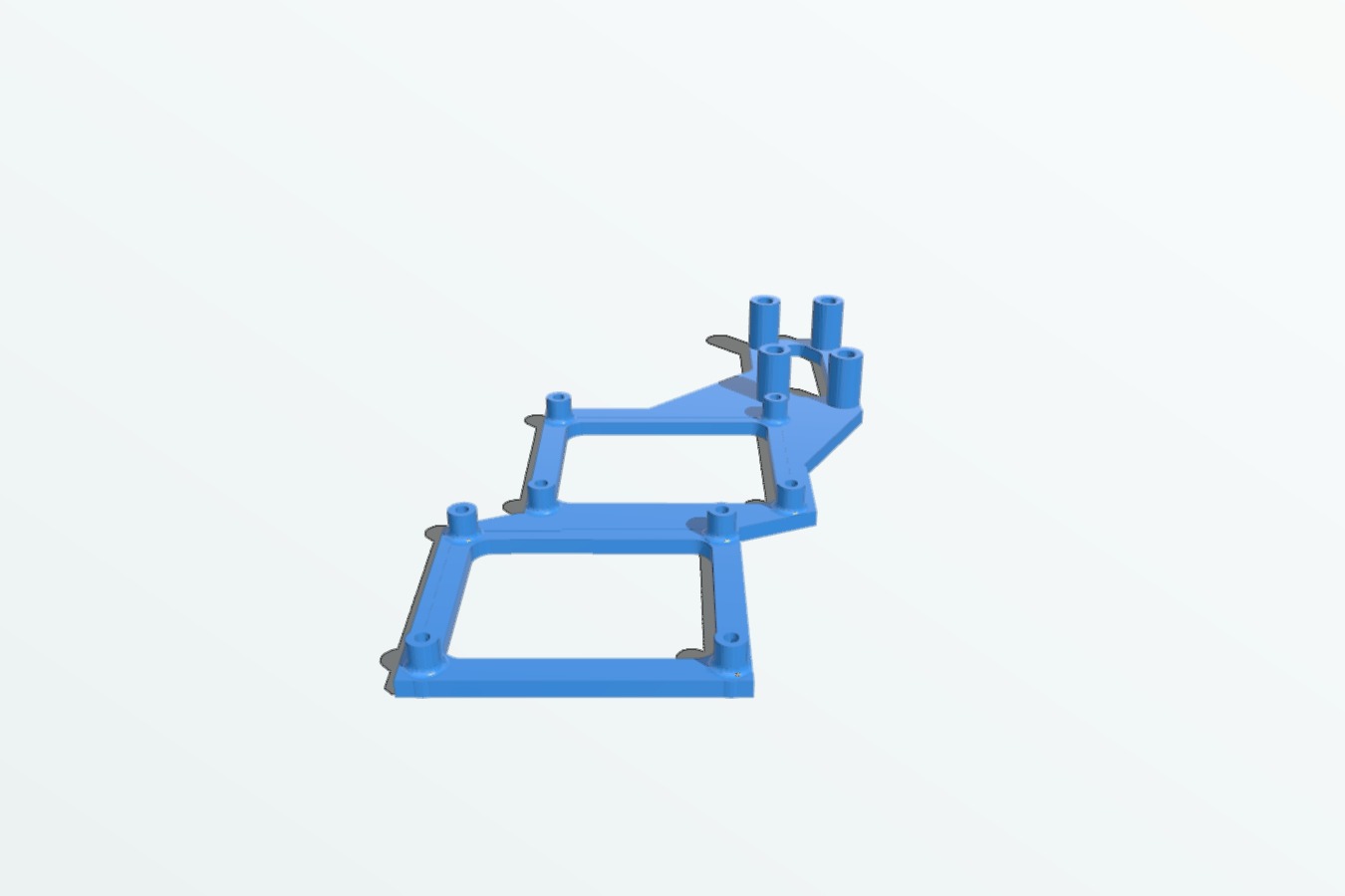 DOUBLE MOSFET Holder for AnyCubic I3 Mega.