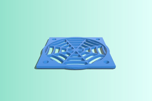 Fan Grill 50mm Spiderman | 3d print model