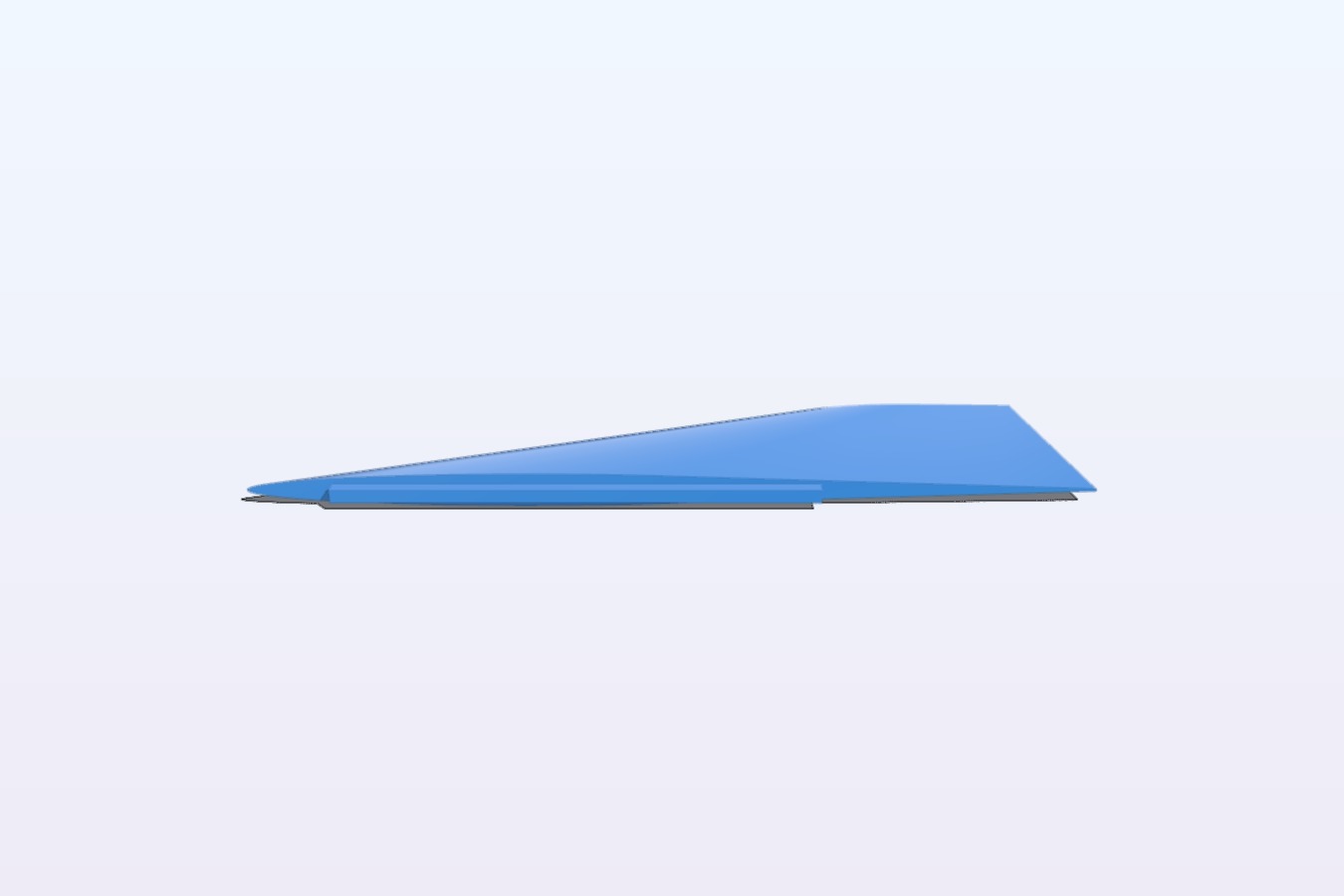 Airfoil Rocket Fin with Through-the-Wall Tabs