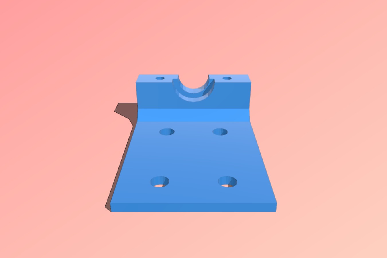 Bowden E3DV6 HotEnd Mount