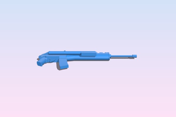 A-Team style Mini-14 | 3d print model