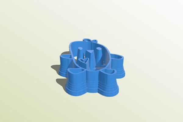 Chicken Cookie Cutter | 3d print model