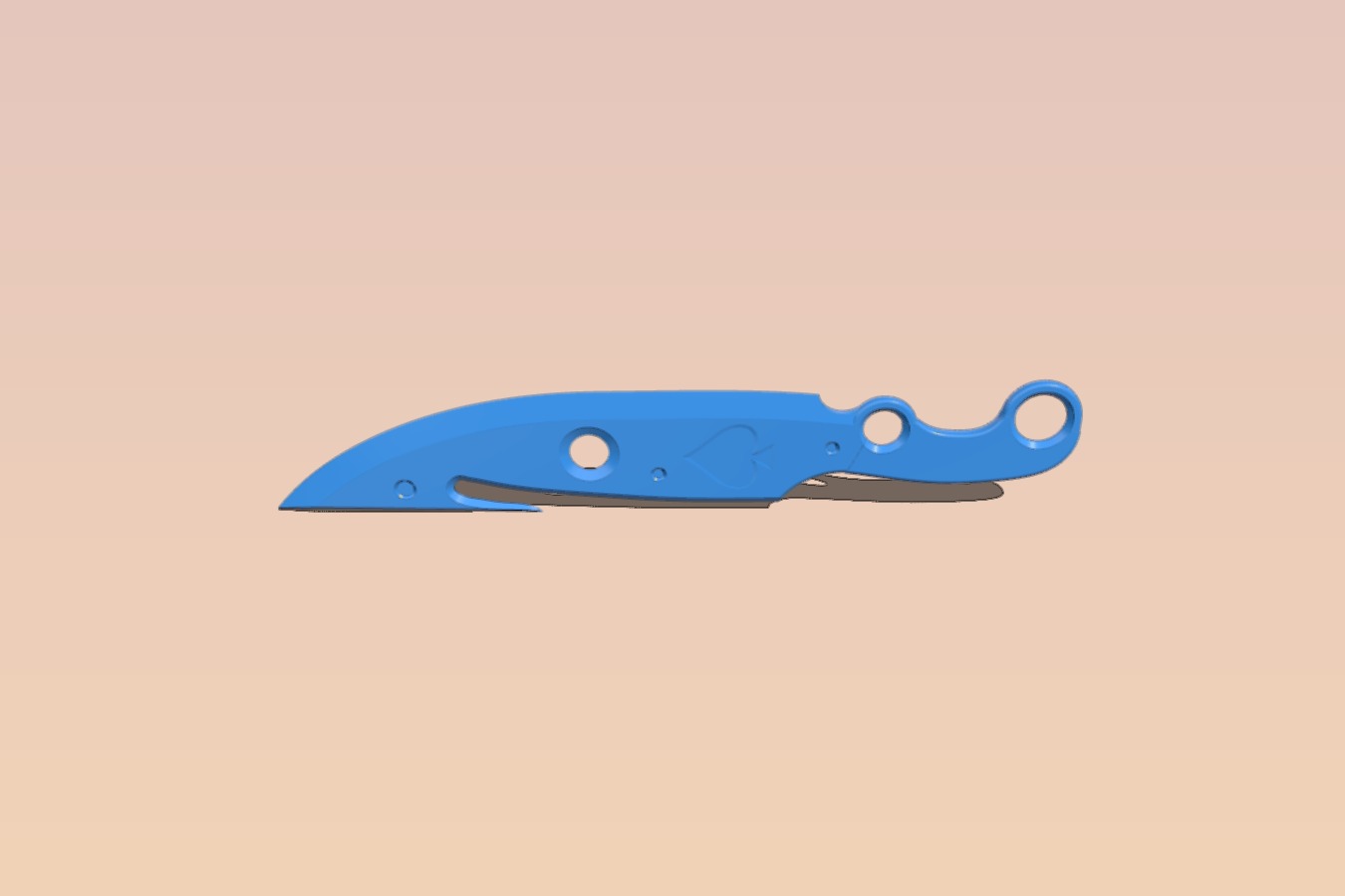 Destiny Hunter Knife: "Ace of Blades" Cayde-6 Concept