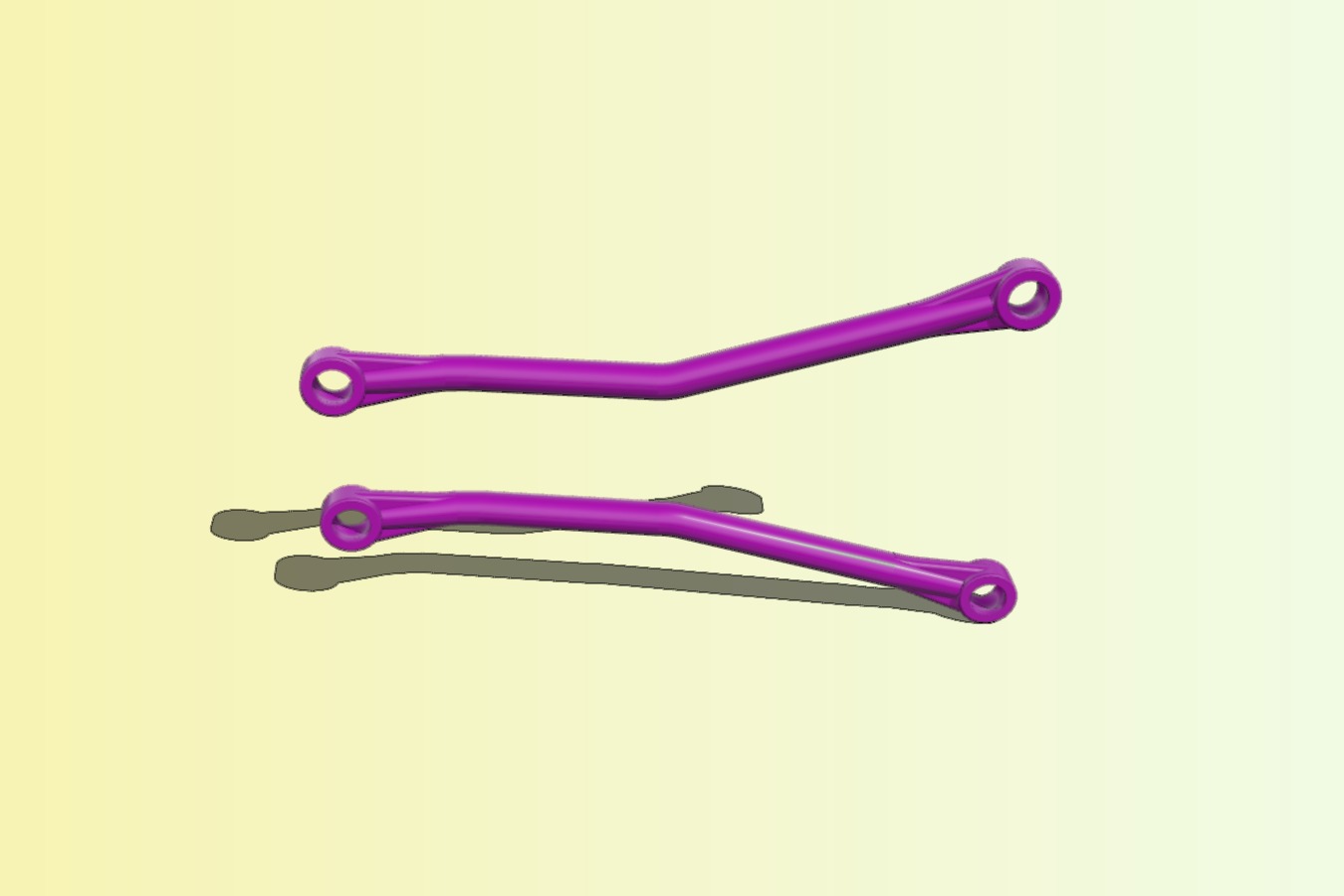 SCX24 Deadbolt Rear Upper High-Clearance Links