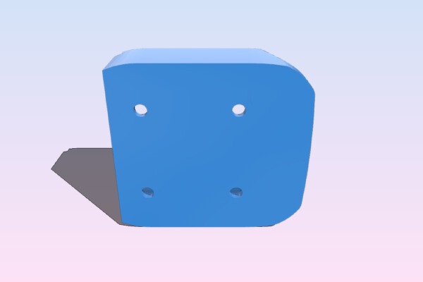 Makita battery holder for pegboard Ø4x12mm | 3d print model