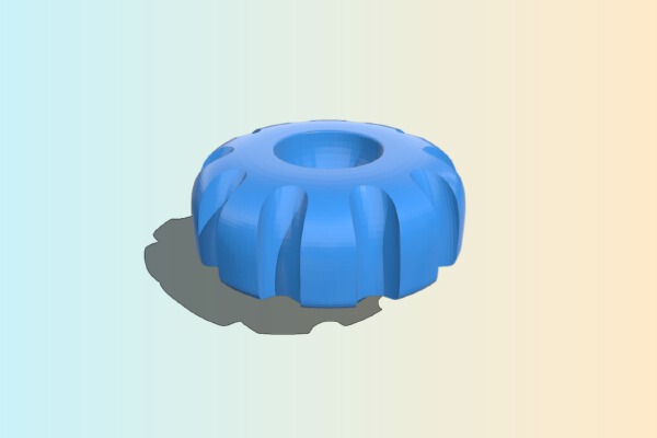 rrd lcd knob | 3d print model